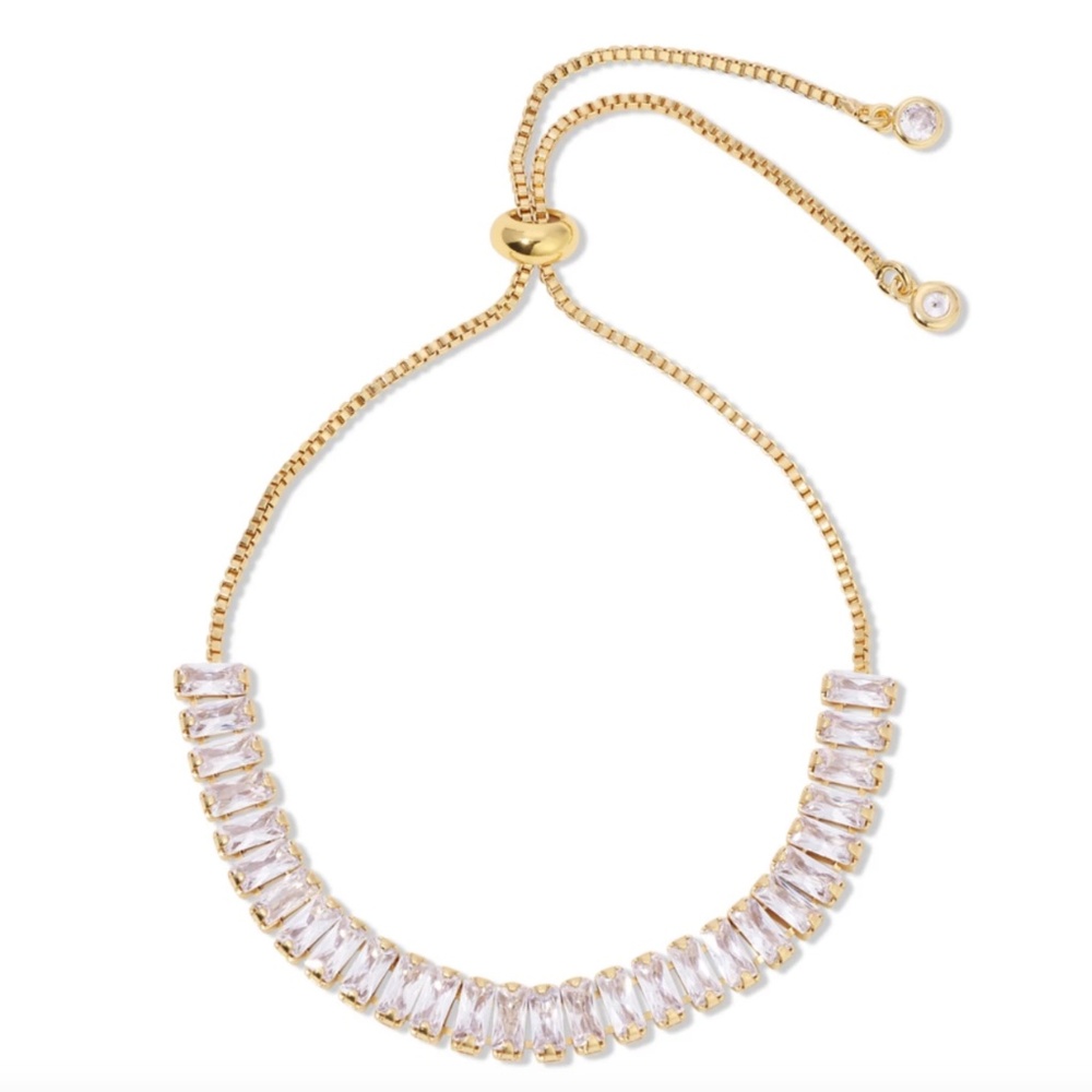 House of Harlow 1960 Cubic Zirconia Baguette Bracelet